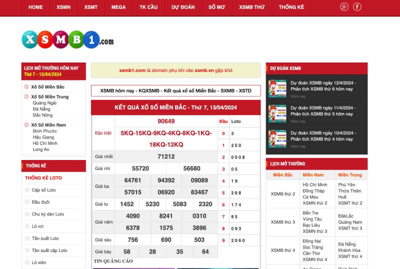 Diễn đàn xổ số XSMB