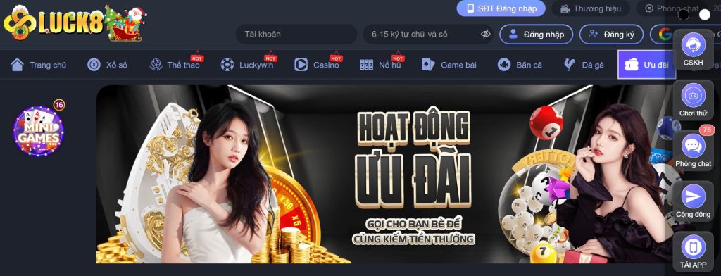 Luck8 có hàng loạt khuyến mãi hấp dẫn Luck8 có hàng loạt khuyến mãi hấp dẫn