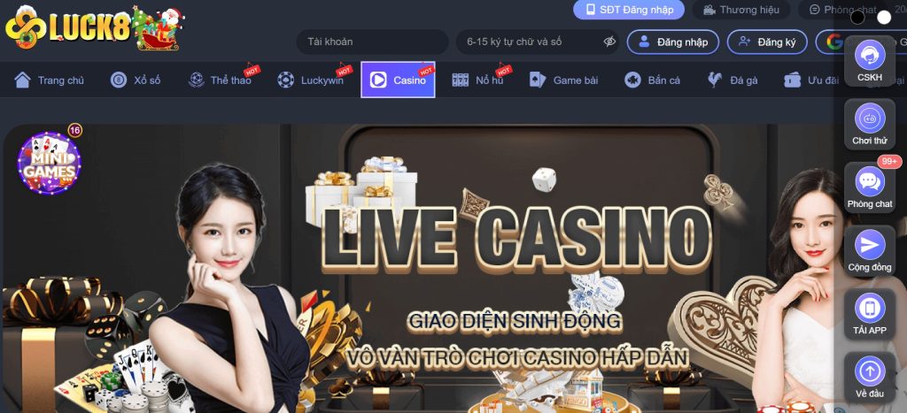 Chuyên mục casino Luck8 Chuyên mục casino Luck8